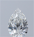 Diamante Natural 0.50 quilates, De pera , Color E, claridad SI1 y certificado GIA