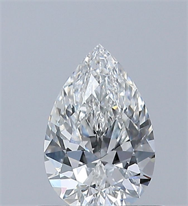 Foto Diamante Natural 0.50 quilates, De pera , Color E, claridad SI1 y certificado GIA de