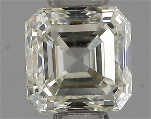 Foto Diamante Natural 0.50 quilates, Asscher , Color I, claridad SI1 y certificado IGI de