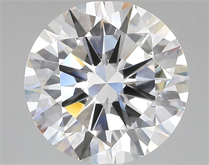 Picture of Lab Grown Diamond 5.03 Carats, Round with Excellent Cut, D Color, VVS2 Clarity and Certified by IGI