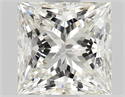 Natural Diamond 1.02 Carats, Princess with  Cut, J Color, SI1 Clarity and Certified by GIA