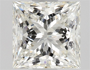 Picture of Natural Diamond 1.02 Carats, Princess with  Cut, J Color, SI1 Clarity and Certified by GIA