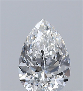 Foto Diamante Natural 0.30 quilates, De pera , Color F, claridad VVS2 y certificado GIA de