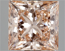 Picture of Lab Grown Diamond 2.81 Carats, Princess with  Cut, Fancy Intense Pink Color, VS1 Clarity and Certified by IGI