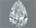 Diamante Natural 0.50 quilates, De pera , Color F, claridad SI1 y certificado GIA