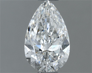 Foto Diamante Natural 0.50 quilates, De pera , Color F, claridad SI1 y certificado GIA de