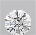 Del inventario de diamantes de laboratorio, 0.72 quilates, Redondo , Color D, claridad VVS2 y certificado IGI