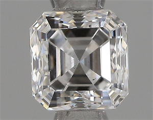 Foto Diamante Natural 0.52 quilates, Asscher , Color D, claridad VS2 y certificado IGI de