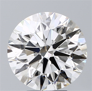 Picture of Lab Grown Diamond 4.50 Carats, Round with Ideal Cut, G Color, VS1 Clarity and Certified by IGI