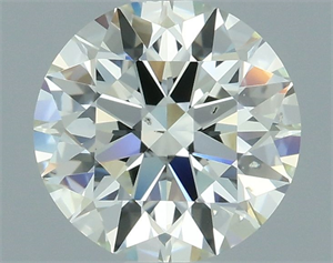 Foto Diamante Natural 0.72 quilates, Redondo , Color K, claridad SI1 y certificado GIA de