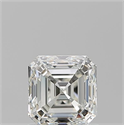 Diamante Natural 1.05 quilates, Asscher , Color I, claridad VVS1 y certificado GIA