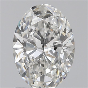 Picture of Natural Diamond 0.90 Carats, Oval with  Cut, G Color, SI1 Clarity and Certified by GIA