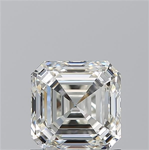Picture of Natural Diamond 1.20 Carats, Asscher with  Cut, I Color, VVS1 Clarity and Certified by GIA