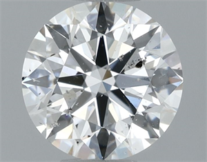 Foto Diamante Natural 0.70 quilates, Redondo , Color E, claridad I1 y certificado GIA de