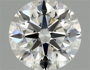 Picture of Natural Diamond 0.44 Carats, Round with Excellent Cut, H Color, IF Clarity and Certified by GIA