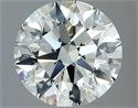 Diamante Natural 2.81 quilates, Redondo , Color I, claridad VVS2 y certificado IGI