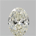Natural Diamond 1.20 Carats, Oval with  Cut, L Color, SI1 Clarity and Certified by GIA