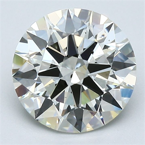Foto Diamante Natural 2.31 quilates, Redondo , Color J, claridad SI1 y certificado GIA de
