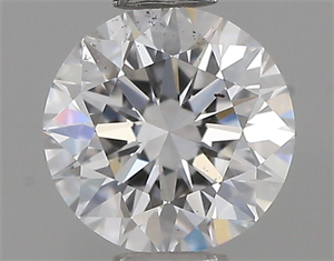 Picture of Natural Diamond 0.51 Carats, Round with Excellent Cut, D Color, SI1 Clarity and Certified by GIA