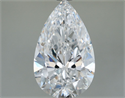 Natural Diamond 3.03 Carats, Pear with  Cut, D Color, VVS2 Clarity and Certified by GIA