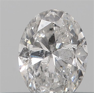 Picture of Natural Diamond 0.19 Carats, Oval with  Cut, F Color, SI2 Clarity and Certified by IGI