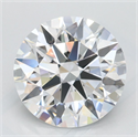 Lab Grown Diamond 3.05 Carats, Round with Excellent Cut, D Color, VVS1 Clarity and Certified by GIA