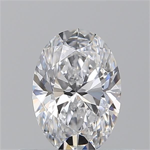 Picture of Natural Diamond 0.55 Carats, Oval with  Cut, D Color, VS1 Clarity and Certified by GIA