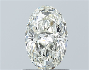 Picture of Natural Diamond 0.70 Carats, Oval with  Cut, I Color, IF Clarity and Certified by GIA