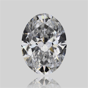 Picture of Natural Diamond 0.90 Carats, Oval with  Cut, D Color, SI2 Clarity and Certified by GIA