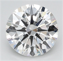 Lab Grown Diamond 1.07 Carats, Round with Ideal Cut, D Color, VVS1 Clarity and Certified by IGI