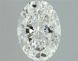 Picture of Natural Diamond 1.50 Carats, Oval with  Cut, H Color, SI2 Clarity and Certified by GIA