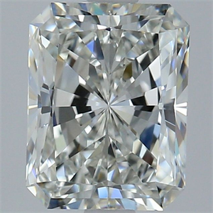 Picture of Natural Diamond 1.40 Carats, Radiant with  Cut, I Color, VS2 Clarity and Certified by GIA