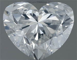 Picture of Natural Diamond 0.60 Carats, Heart with  Cut, G Color, SI2 Clarity and Certified by GIA