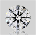 Natural Diamond 0.90 Carats, Round with Excellent Cut, H Color, SI2 Clarity and Certified by GIA
