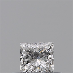 Picture of Natural Diamond 0.23 Carats, Princess with  Cut, E Color, VVS1 Clarity and Certified by GIA