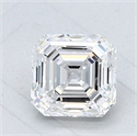 Natural Diamond 0.91 Carats, Asscher with  Cut, D Color, VVS2 Clarity and Certified by GIA