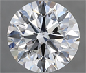 Natural Diamond 2.90 Carats, Round with Excellent Cut, F Color, VS2 Clarity and Certified by GIA