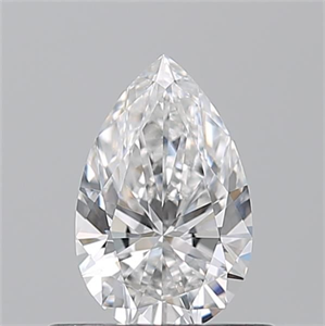 Picture of Natural Diamond 0.50 Carats, Pear with  Cut, E Color, VS2 Clarity and Certified by GIA