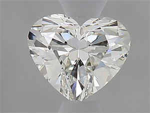 Picture of Natural Diamond 0.51 Carats, Heart with  Cut, H Color, VS1 Clarity and Certified by IGI