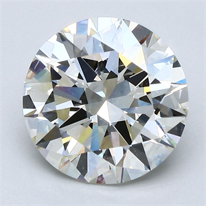 Foto Diamante Natural 3.02 quilates, Redondo , Color K, claridad VVS2 y certificado GIA de