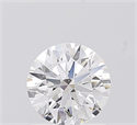 Lab Grown Diamond 1.05 Carats, Round with Ideal Cut, D Color, VVS1 Clarity and Certified by IGI