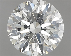 Picture of Natural Diamond 1.00 Carats, Round with Very Good Cut, I Color, SI1 Clarity and Certified by GIA