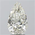 Natural Diamond 2.50 Carats, Pear with  Cut, J Color, SI2 Clarity and Certified by GIA