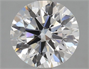 Lab Grown Diamond 2.93 Carats, Round with Excellent Cut, D Color, VVS1 Clarity and Certified by GIA