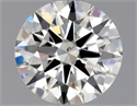 Natural Diamond 0.65 Carats, Round with Excellent Cut, J Color, SI2 Clarity and Certified by GIA