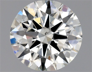Picture of Natural Diamond 0.65 Carats, Round with Excellent Cut, J Color, SI2 Clarity and Certified by GIA