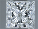 Diamante Natural 0.64 quilates, Princesa , Color H, claridad IF y certificado IGI