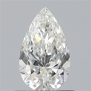 Picture of Natural Diamond 0.71 Carats, Pear with  Cut, I Color, VVS1 Clarity and Certified by GIA