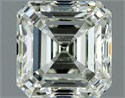 Natural Diamond 2.02 Carats, Asscher with  Cut, K Color, VS2 Clarity and Certified by IGI