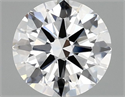 Lab Grown Diamond 1.43 Carats, Round with Ideal Cut, D Color, VVS2 Clarity and Certified by IGI